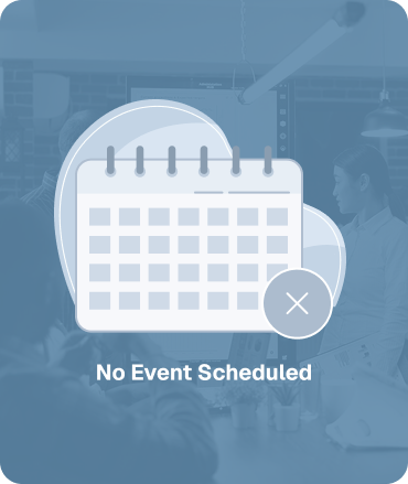 No events scheduled